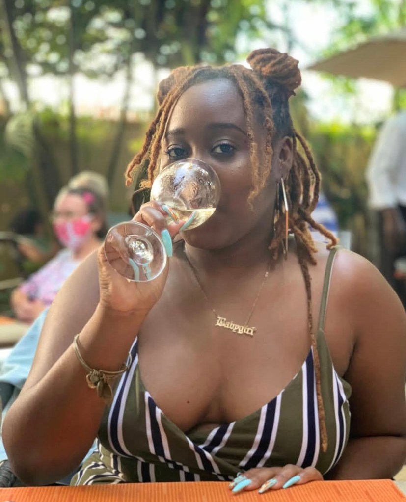 Wine Drinking at Cafe Matisse